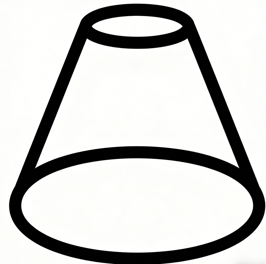 Cone shape drawing idea