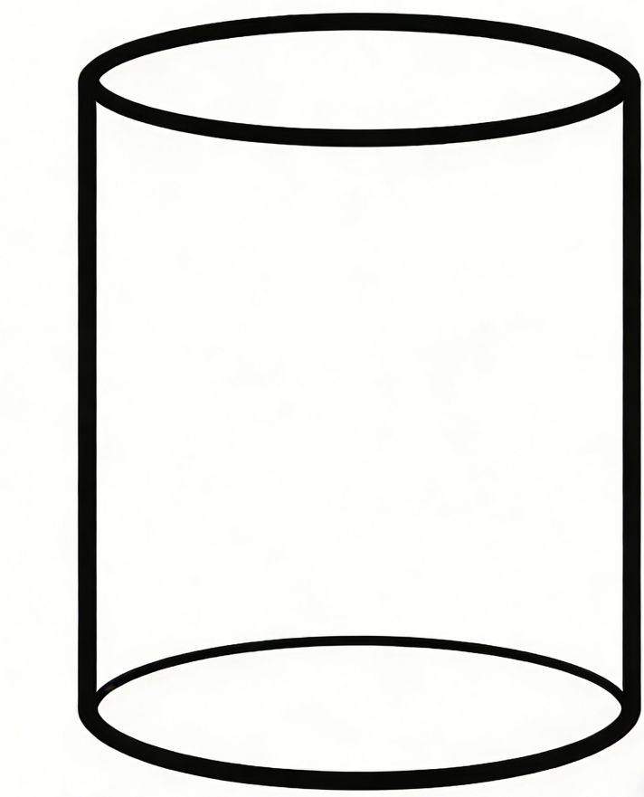 Cylinder shape drawing idea