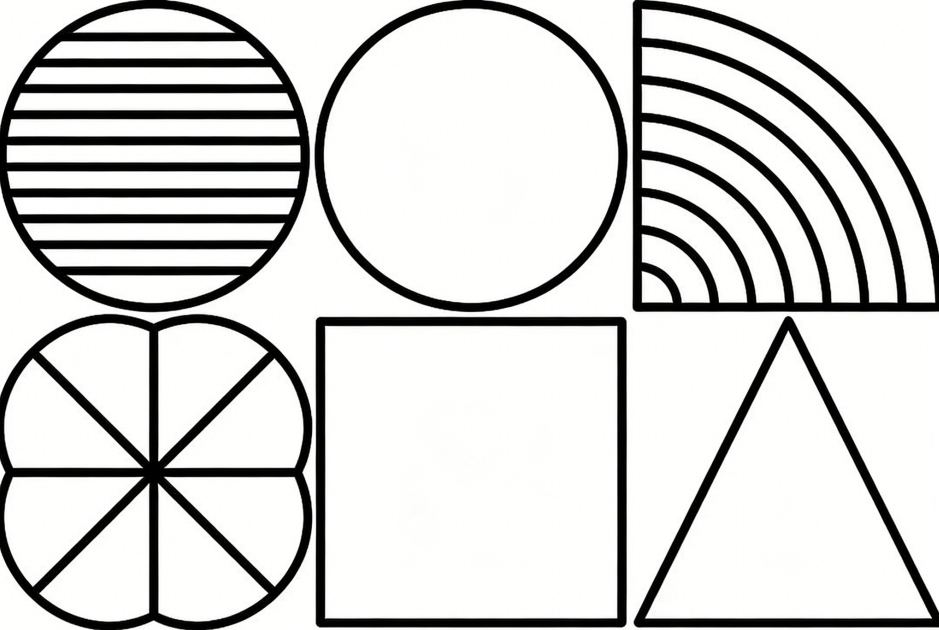 Basic geometric pattern drawing idea