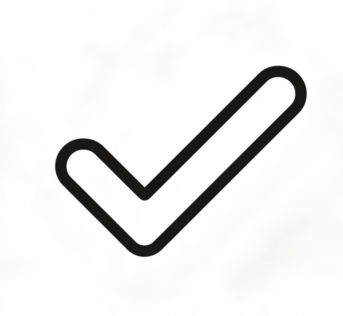 Simple checkmark drawing idea