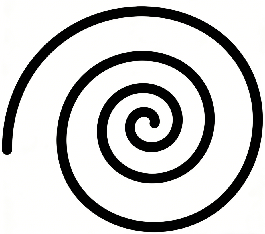 Spiral drawing idea