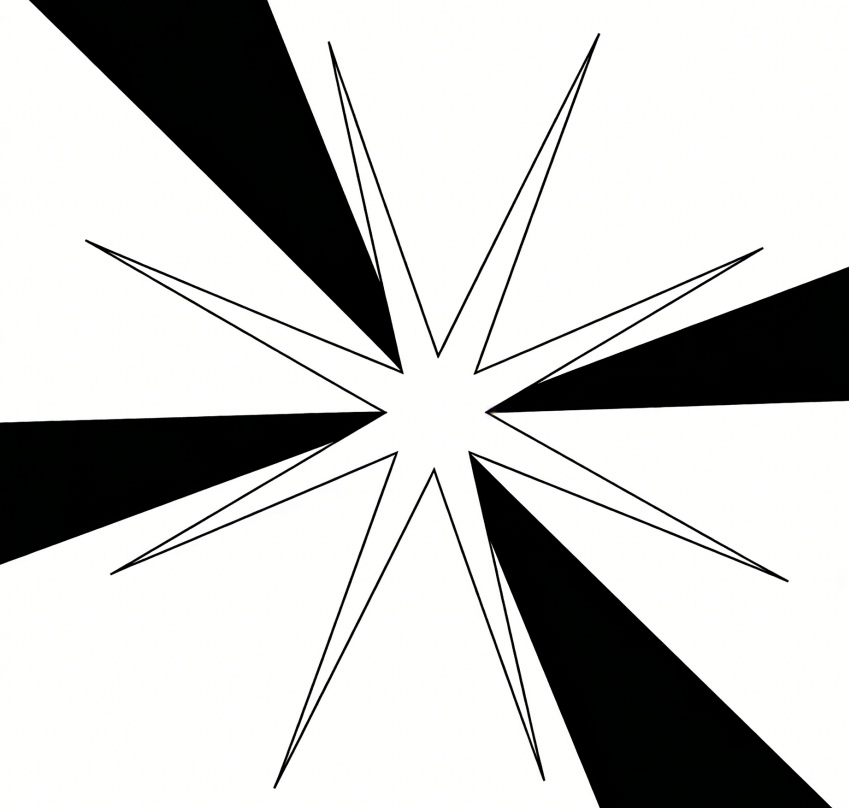 Star burst drawing idea