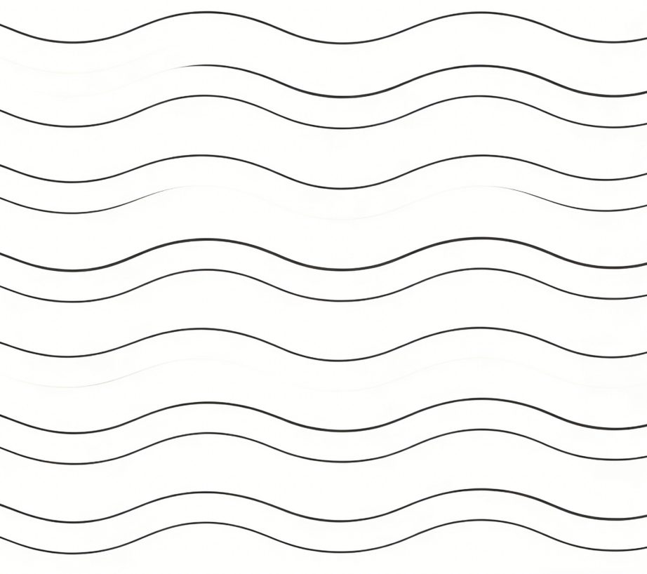 Wavy lines drawing idea